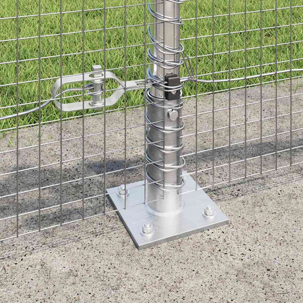 Hitsattu metalliverkkoaita betoni-juurella 100 x 0,6 m Hopea