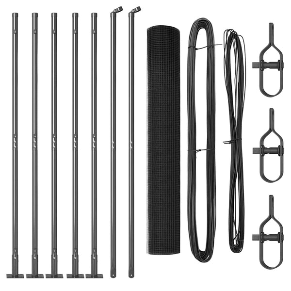 Hitsattu metalliverkkoaita betoni-juurella 10 x 1,2 m Harmaa