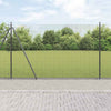 Hitsattu metalliverkkoaita betoni-juurella 10 x 1,4 m Harmaa