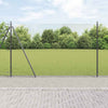 Hitsattu metalliverkkoaita betoni-juurella 10 x 1,4 m Harmaa