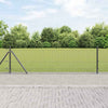 Hitsattu metalliverkkoaita betoni-juurella 25 x 0,5 m Harmaa