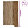 Pajufence 150 x 500 cm Paju Luonnollinen
