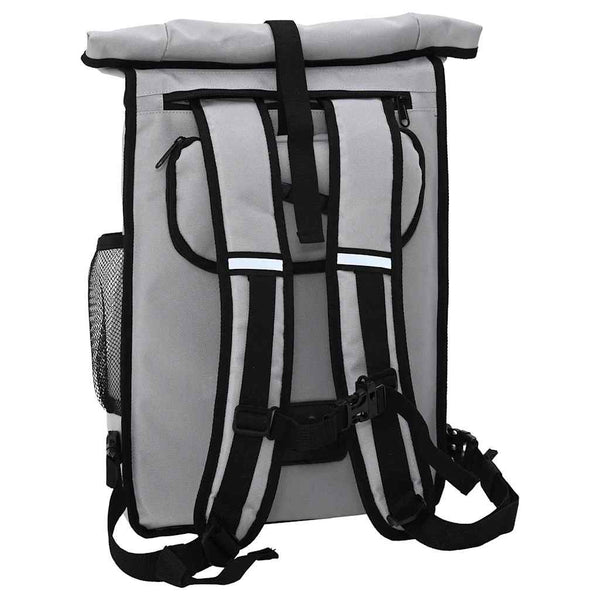 Pyörälaukku Harmaa 31 x 13 x 58 cm Polyesteri