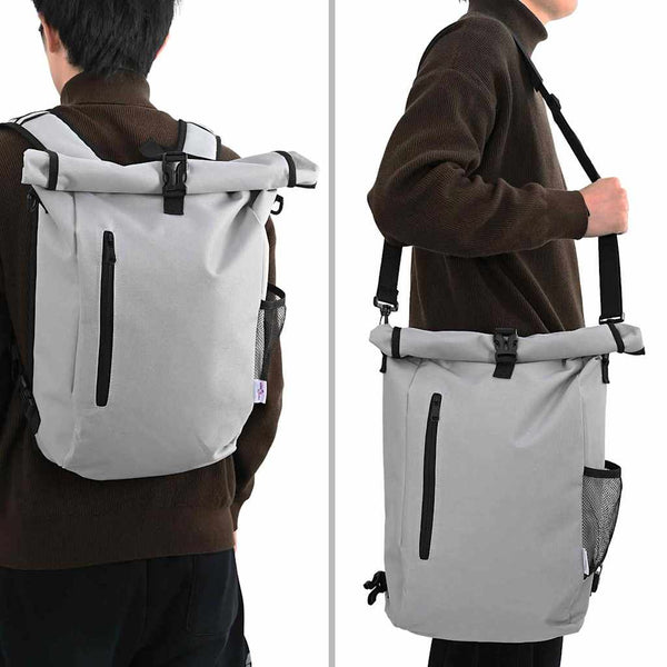 Pyörälaukku Harmaa 31 x 13 x 58 cm Polyesteri