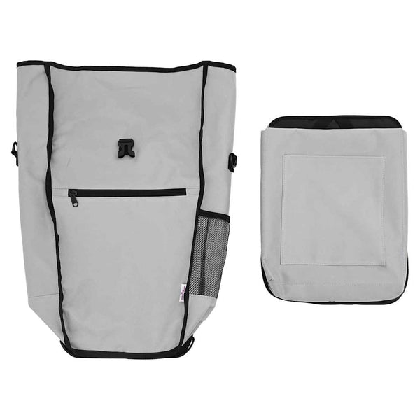 Pyörälaukku Harmaa 34 x 16 x 59 cm Polyesteri