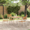 Ruskea puutarhan tuoli Nicula 56x54.5x87cm (4 pcs, tiikki)