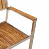 Ruskea puutarhan tuoli Mikael 56x54.5x87cm (2 pcs, akaasiapuu)