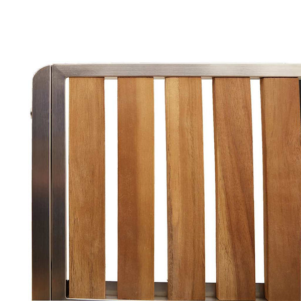Ruskea puutarhan tuoli Mikael 56x54.5x87cm (2 pcs, akaasiapuu)