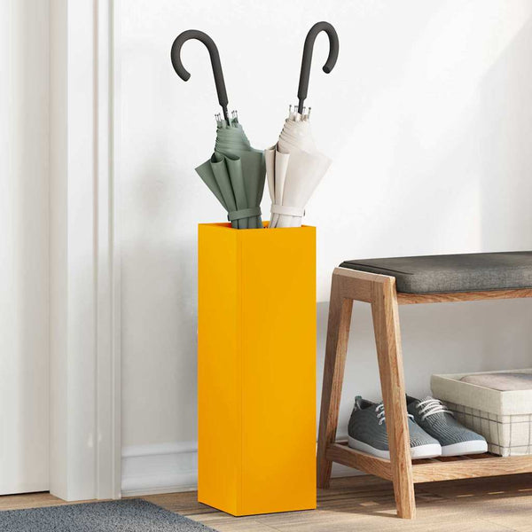 Sateenvarjoteline Sinapinkeltainen 15,5 x 15,5 x 49 cm Teräs
