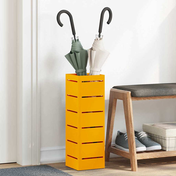 Sateenvarjoteline Sinapinkeltainen 15,5 x 15,5 x 49 cm Teräs