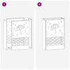 Sateenvarjoteline Antrasiitti 28 x 12 x 41 cm Teräs