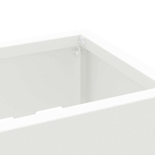 Sateenvarjoteline valkoinen 28 x 12 x 41 cm Teräs