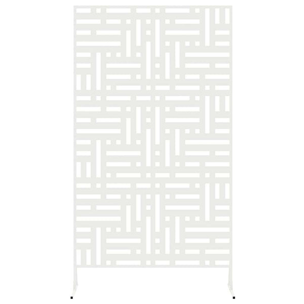 Yksityisyysnäyttö 100 x 50 x 180 cm Teräs valkoinen