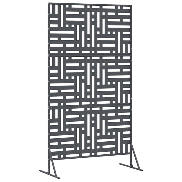 Yksityisyysnäyttö 100 x 50 x 180 cm Teräs Antrasiitti