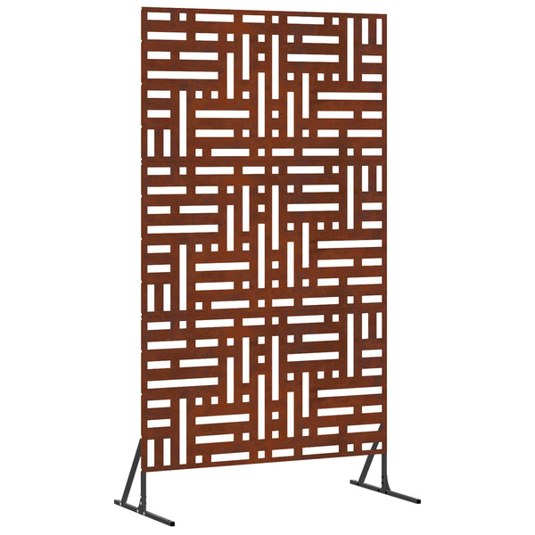 Yksityisyysnäyttö 100 x 50 x 180 cm Säänkestävä teräs