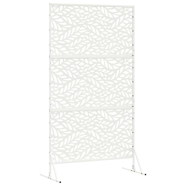 Yksityisyysnäyttö 100 x 50 x 180 cm Teräs valkoinen
