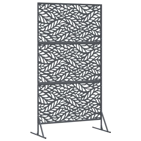 Yksityisyysnäyttö 100 x 50 x 180 cm Teräs Antrasiitti