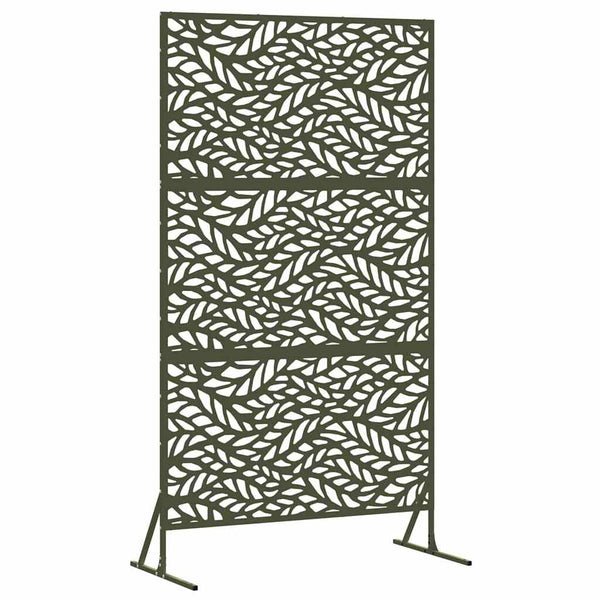 Yksityisyysnäyttö 100 x 50 x 180 cm Teräs Oliivinvihreä