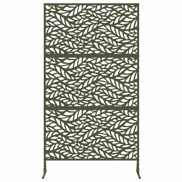 Yksityisyysnäyttö 100 x 50 x 180 cm Teräs Oliivinvihreä