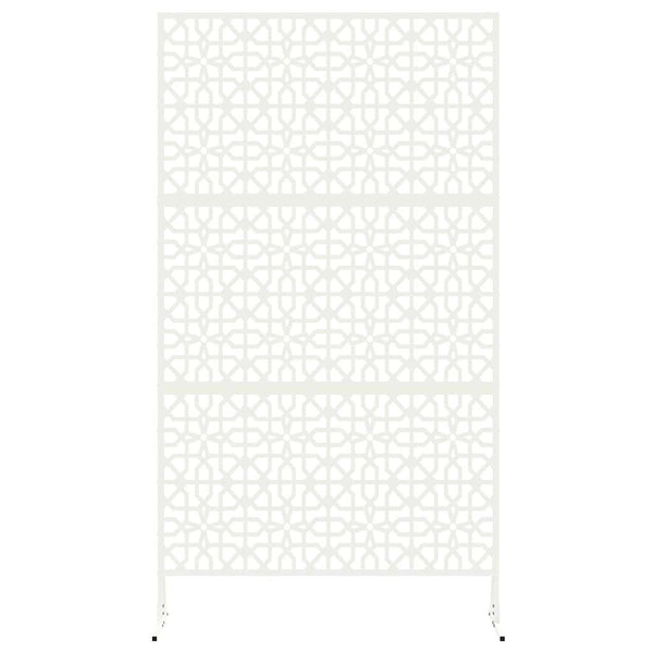 Yksityisyysnäyttö 100 x 50 x 180 cm Teräs valkoinen