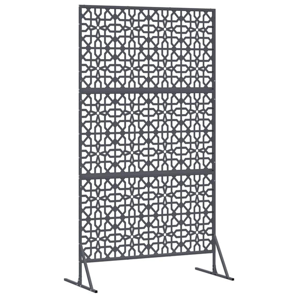 Yksityisyysnäyttö 100 x 50 x 180 cm Teräs Antrasiitti