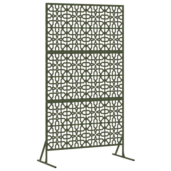 Yksityisyysnäyttö 100 x 50 x 180 cm Teräs Oliivinvihreä