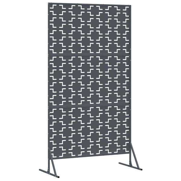 Yksityisyysnäyttö 100 x 50 x 180 cm Teräs Antrasiitti