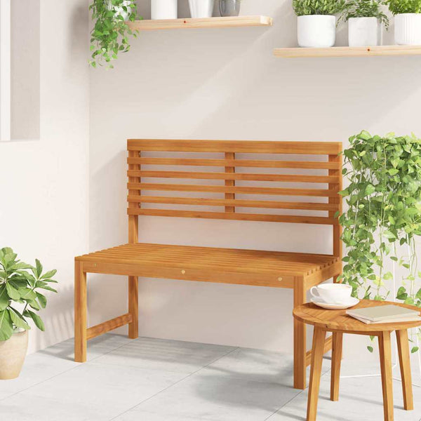 Puutarhapenkki 100 x 50 x 91 cm Täysi Akaasiapuu Ruskea