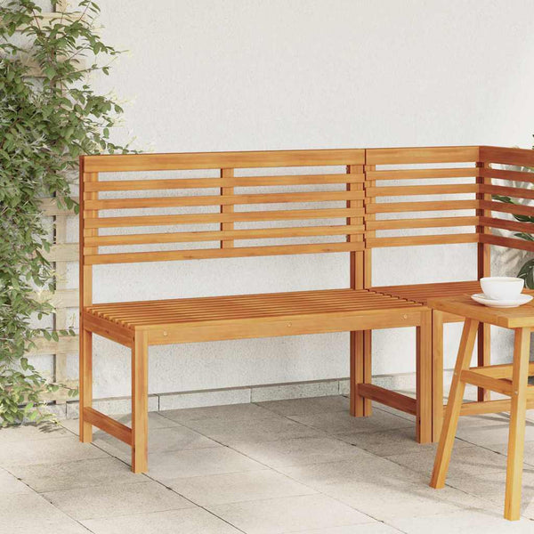 Puutarhapenkki 100 x 50 x 91 cm Täysi Akaasiapuu Ruskea