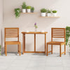 Puutarhatuoli 2 kpl Ruskea 50 x 50 x 91 cm Täysi Akaasiapuu