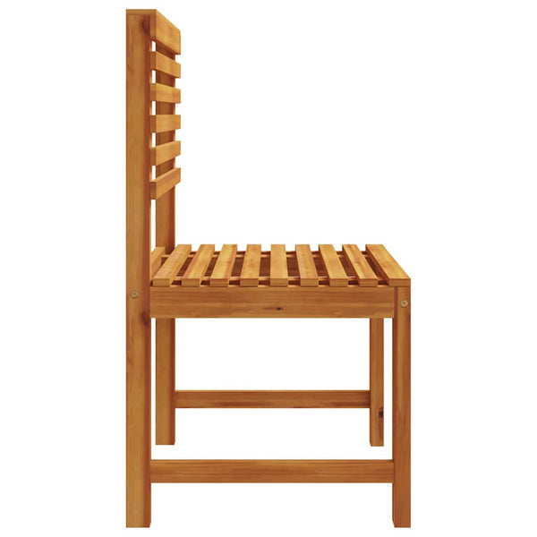 Puutarhatuoli 2 kpl Ruskea 50 x 50 x 91 cm Täysi Akaasiapuu