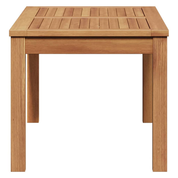 Puutarhapöytä Luonnollinen 95 x 45 x 40 cm Täysi tiikki