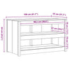 Keittiökaappi MEPPEL Ruskea tammi 106 x 55 x 64 cm
