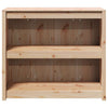 Keittiökaappi hyllyllä MEPPEL Ruskea tammi 106 x 55 x 92 cm