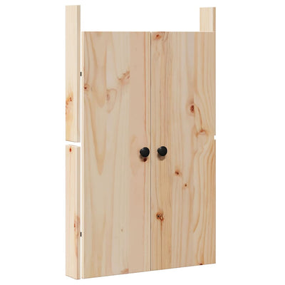 Keittiön ovi ovella Ruskea 50 x 9 x 82 cm Täysi Mänty