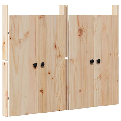 Keittiön ovi ovella 2 pcs Kerma 50 x 9 x 82 cm Täysi Mänty