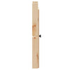 Keittiön ovi ovella 2 pcs Kerma 50 x 9 x 82 cm Täysi Mänty