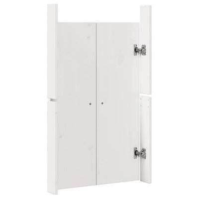 Keittiön ovi ovella Valkoinen 50 x 9 x 82 cm Täysi Mänty