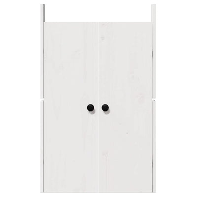 Keittiön ovi ovella Valkoinen 50 x 9 x 82 cm Täysi Mänty
