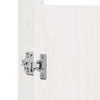 Keittiön ovi ovella 2 pcs Valkoinen 50 x 9 x 82 cm Täysi Mänty