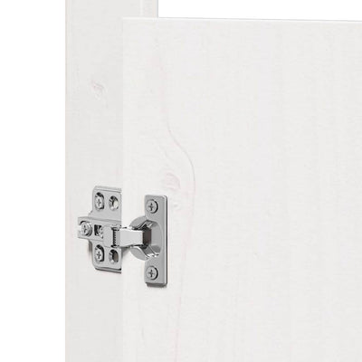 Keittiön ovi ovella 2 pcs Valkoinen 50 x 9 x 82 cm Täysi Mänty