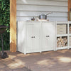 Keittiön ovi ovella 2 pcs Valkoinen 50 x 9 x 82 cm Täysi Mänty
