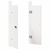 Keittiön ovi ovella 2 pcs Valkoinen 50 x 9 x 82 cm Täysi Mänty
