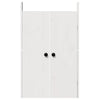 Keittiön ovi ovella 2 pcs Valkoinen 50 x 9 x 82 cm Täysi Mänty