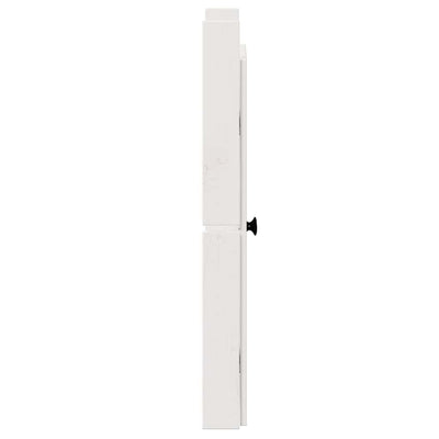 Keittiön ovi ovella 2 pcs Valkoinen 50 x 9 x 82 cm Täysi Mänty