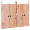 Keittiön ovi ovella 2 pcs Ruskea 50 x 9 x 82 cm