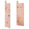 Keittiön ovi ovella 2 pcs Ruskea 50 x 9 x 82 cm