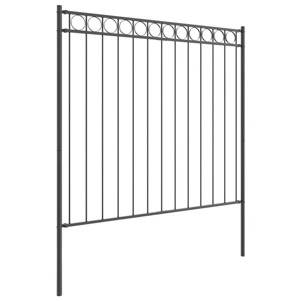 Aitaelementti ASSEN 170 x 170 cm Teräs Harmaa