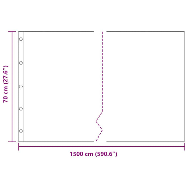 Juurieste HDPE 0.7 x 15 m Musta