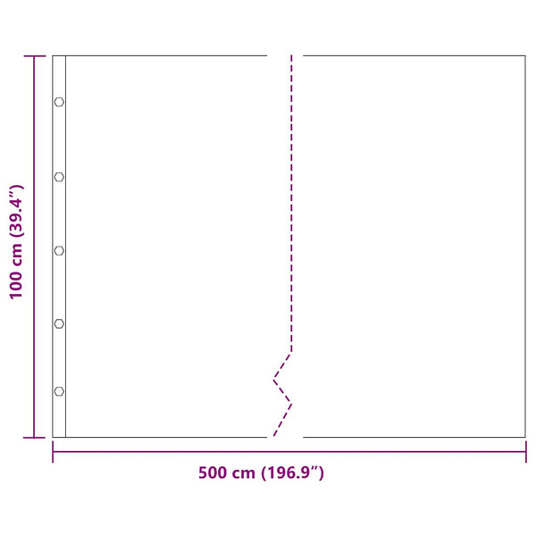 Juurieste Musta 1 x 5 m HDPE